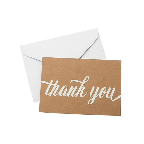 Gartner Studios Thank You Cards, 50/Pack (83642)