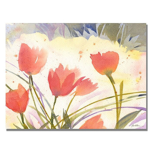 Trademark Fine Art Shelia Golden 'Spring Song' Canvas Art 24x32 Inches (65dcbc1cf638b1690961aae1_ud)