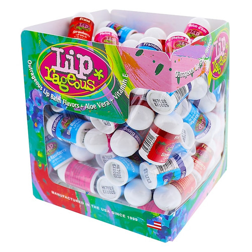 Lip Rageous Lip Balm with Aloe Vera and Vitamin E, Assorted Flavors, 100/Box (65dcbed9dcbeff47d8a777ec_ud)