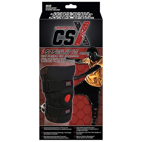 CSX Knee Support with Flexible Side Stabilizers, M (X525-M)