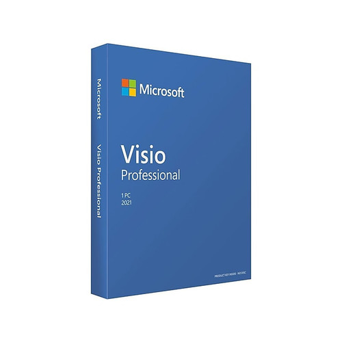 Microsoft Visio Professional 2021 for Windows, 1 User (D87-07619)