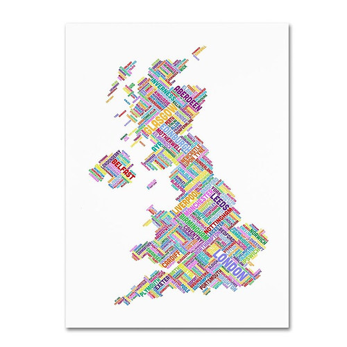 Trademark Fine Art 'United Kingdom IV' 30" x 47" Canvas Art (65dcc01217a032fd25514c26_ud)