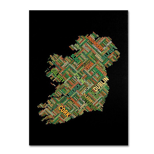 Trademark Fine Art 'Ireland IV' 16" x 24" Canvas Art (65dcc01b17a032fd25514c4e_ud)
