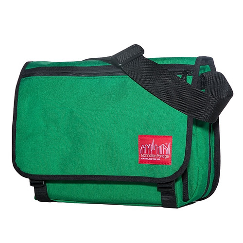 Manhattan Portage Europa Medium with Back Zipper And Compartments Green (1439Z-C GRN)