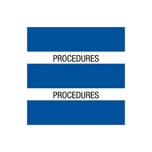 Medical Arts Press® Large Chart Divider Tabs, Procedures, Dk. Blue (65dcc07d56ba3d1b26e986a5_ud)