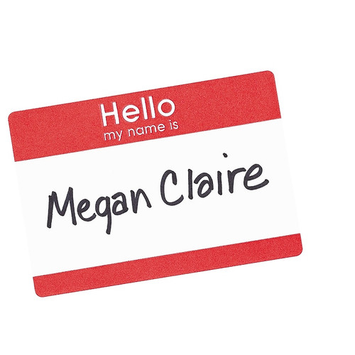 Avery "Hello My Name Is" Name Badge Labels, 2 1/3" x 3 3/8", White with Red Hello, 100 Labels Per Pack (5140)