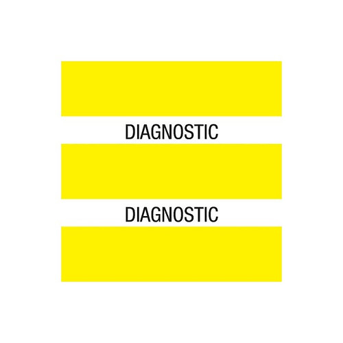 Medical Arts Press® Large Chart Divider Tabs, Diagnostic, Yellow (65dcc11d56ba3d1b26e9889b_ud)