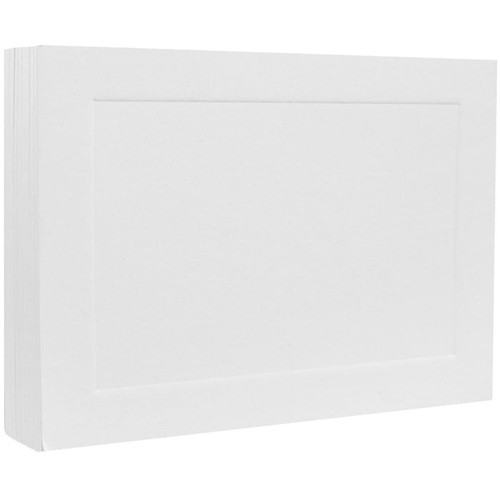 JAM Paper Smooth Personal Notecards, White, 500/Box (0175965B)