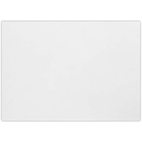 LUX A1 Flat Card (3 1/2 x 4 7/8) 50/Pack, Bright White - 100% Cotton (4010-SW-50)