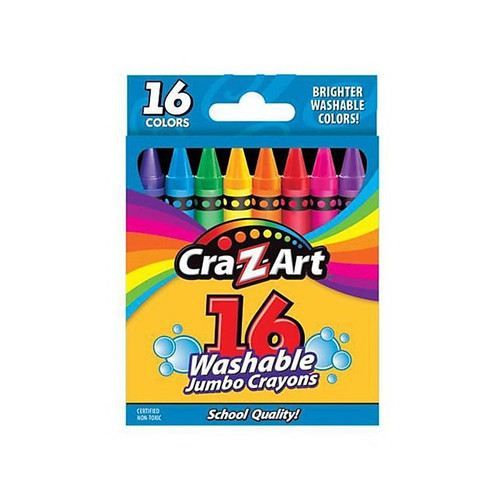 Cra-Z-Art® Jumbo Washable Crayon, 16/Pack (r10204)