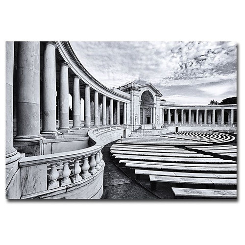 Trademark Global Gregory Ohanlon "Arlington National Cemetery- Amphitheater" Canvas Art, 30" x 47" (65dcc471e0870eb6e1382afd_ud)