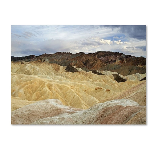 Trademark Fine Art 'Zabriskie Point 2' 16" x 24" Canvas Art (65dcc54ce0870eb6e1382d8d_ud)