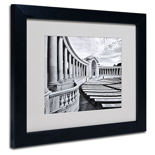 Trademark Fine Art 'Arlington Cemetery' 11" x 14" Black Frame Art (65dcc617e0870eb6e1382ff5_ud)