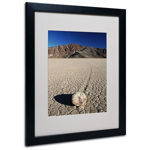Trademark Fine Art 'Race Track' 16" x 20" Black Frame Art (65dcc73ee0870eb6e13833b1_ud)