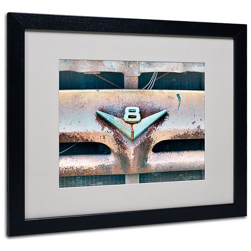 Trademark Fine Art 'V8' 16" x 20" Black Frame Art (65dcc797e0870eb6e13834e5_ud)