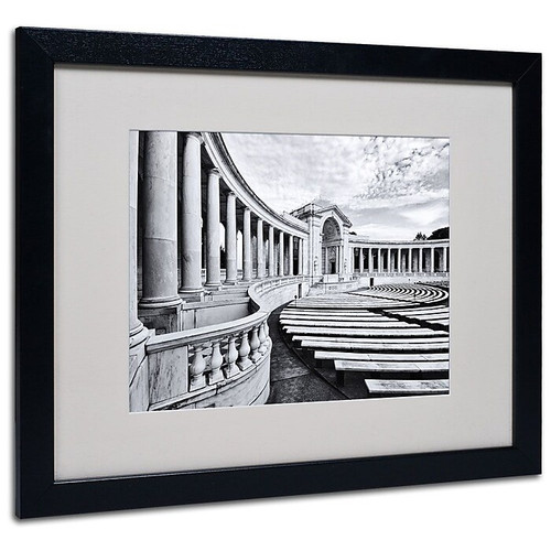 Trademark Fine Art 'Arlington Cemetery' 16" x 20" Black Frame Art (65dcc7dae0870eb6e13835bb_ud)