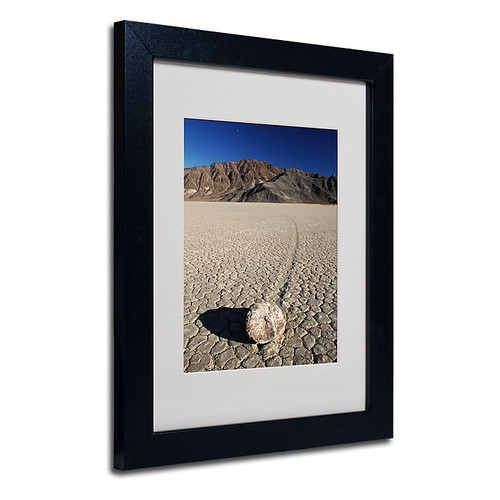 Trademark Fine Art 'Race Track' 11" x 14" Black Frame Art (65dcc7e3e0870eb6e13835d7_ud)