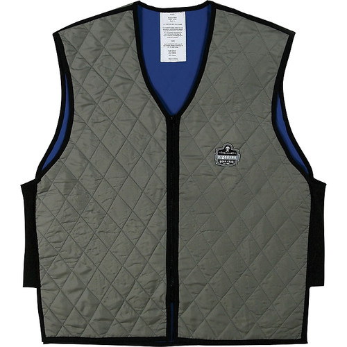 Ergodyne® Chill-Its® 6665 Evaporative Cooling Vest, Gray, Medium (65dcc7e7f95ae1153f3e75eb_ud)