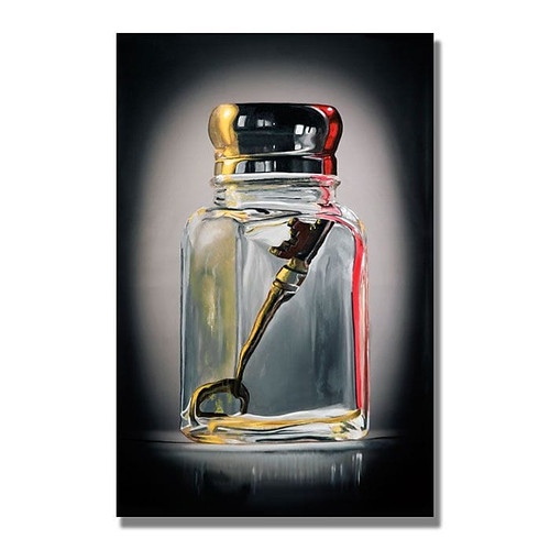 Trademark Fine Art 'Key Shaker' 16" x 24" Canvas Art (65dcc878e0870eb6e13837cb_ud)