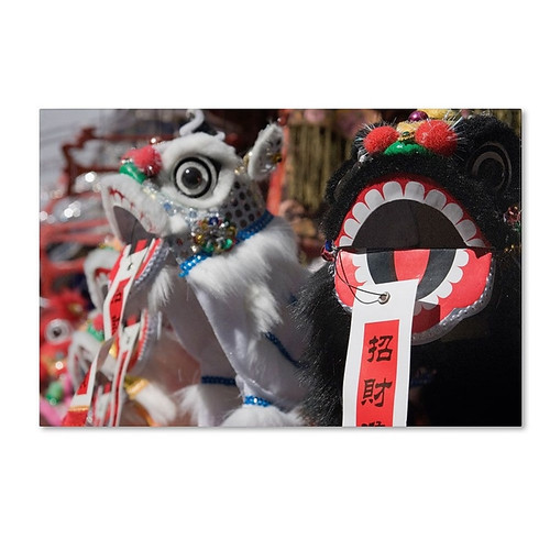 Trademark Fine Art 'Chinese New Year' 30" x 47" Canvas Art (65dcc8b0e0870eb6e138388d_ud)