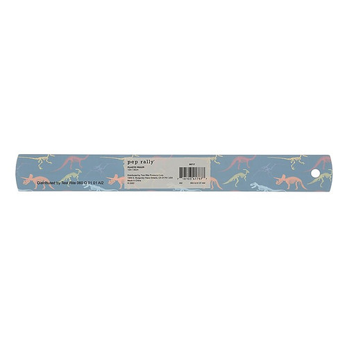 Pep Rally 12" Plastic Ruler, Dino (60717)