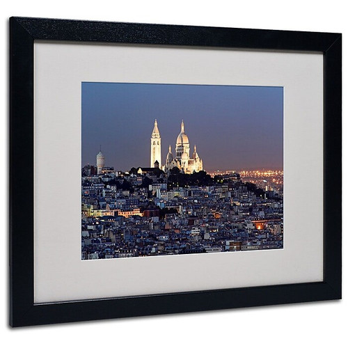 Trademark Fine Art 'Butte Montmartre' 16" x 20" Black Frame Art (65dcc9b1e0870eb6e1383cb3_ud)