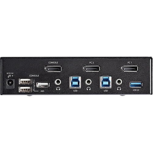 StarTech.com 2 Port DisplayPort KVM Switch, TAA Compliant, 4K 60Hz, 2 Port USB 3.0 Hub, Digital & Analog Audio (65dcd1b9800bbf8ec0627cd1_ud)