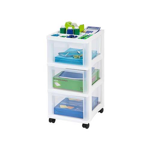 Iris 3 Drawers Standalone Storage, White (116836)