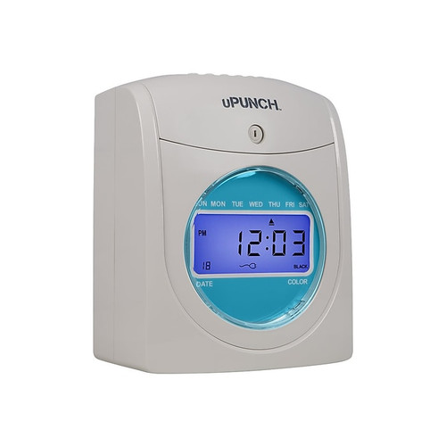 uPunch Auto-Align Digital Time Clock Bundle, White (SB1200)