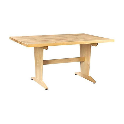 SHAIN Art/Planning Table 26"H x 60"W x 42"D Solid Maple (65dcf145e8837636b119fbfb_ud)