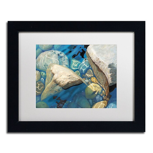 Trademark Fine Art Stephen Stavast 'Blue Water Dance' 11 x 14 (ALI0743-W1114MF)