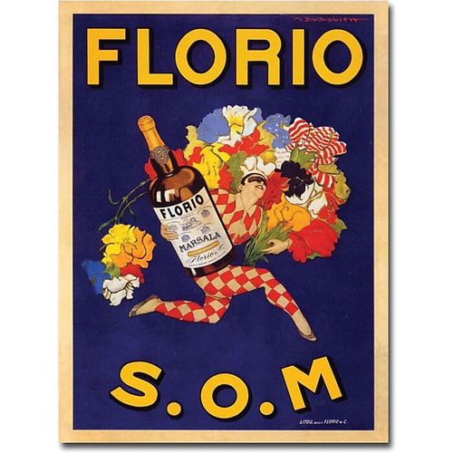Trademark Global Marcello Dudovich "Florio" Canvas Art, 19" x 14" (65dcf256e8837636b11a0889_ud)
