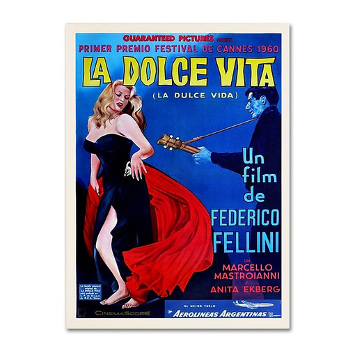 Trademark Fine Art 'La Dolce Vita' 22" x 32" Canvas Art (65dcf271e8837636b11a09ce_ud)
