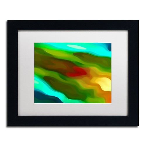 Trademark Fine Art Amy Vangsgard 'River Runs Through 4' 11" x 14" Matted Framed (886511935570)