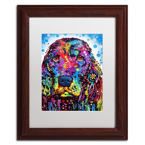 Trademark Fine Art Dean Russo 'Cocker Spaniel II' 11" x 14" Matted Framed (190836167401)