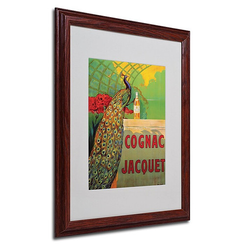 Camille Bouchet 'Cognac Jacquet' Framed Matted Art - 16x20 Inches - Wood Frame (65dcf2b0e8837636b11a0d21_ud)