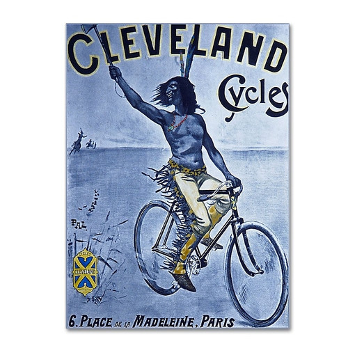 Trademark Fine Art 'Bike 55' 14" x 19" Canvas Art (65dcf2bee8837636b11a0da9_ud)