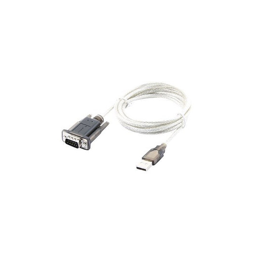 Sabrent 6 ft. USB 2.0 to 9-pin DB-9 RS-232 Serial Adapter Cable, Black (65dcf2cde8837636b11a0ea7_ud)