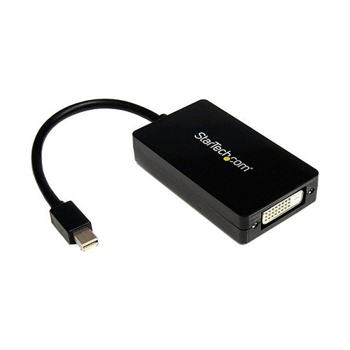StarTech 5.9" 3-in-1 Mini DisplayPort To DisplayPort DVI/HDMI Travel Audio/Video Adapter, Black (65dcf2dbe8837636b11a0f45_ud)