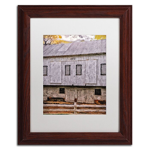 Trademark Fine Art Lois Bryan 'In the Year 1891' 11 x 14 Framed Art Print (LBR0266-B1114MF)