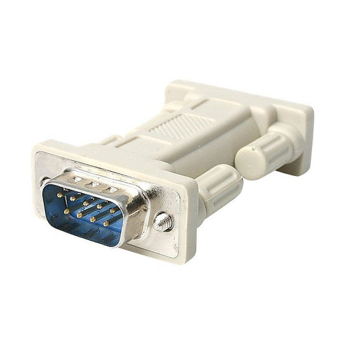 StarTech DB9 RS232 Serial Null Modem Adapter, Male to Male, White (1108585)
