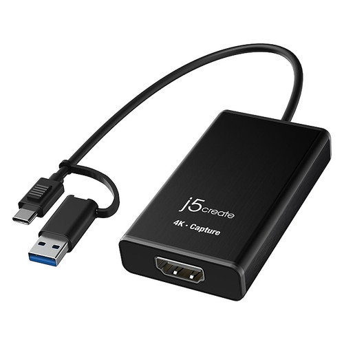 j5create USB Type-C to HDMI Video Adapter, Male to Female, Black (JVA11)