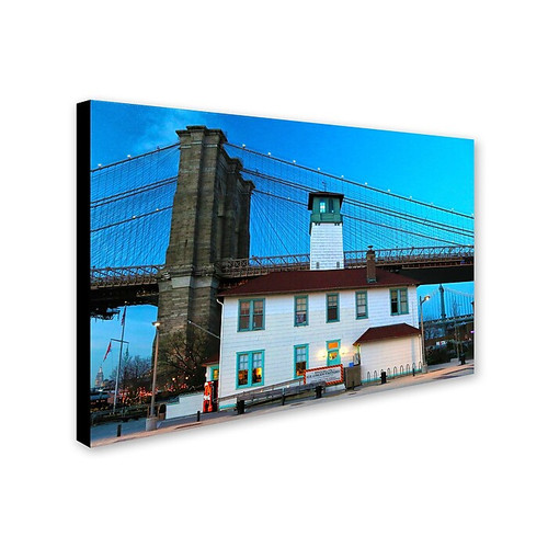 Trademark CATeyes "Brooklyn 1" Gallery-Wrapped Canvas Art, 12" x 19" (65dcf348e8837636b11a144f_ud)
