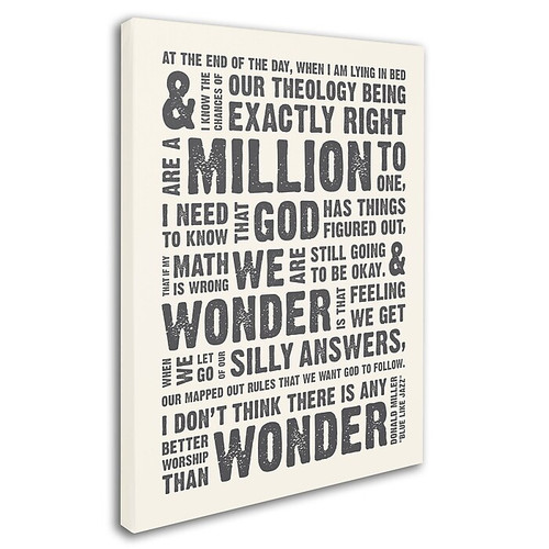 Trademark Megan Romo "Wonder as Worship V" Gallery-Wrapped Canvas Art, 26" x 32" (65dcf36fe8837636b11a150a_ud)
