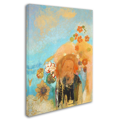 Trademark Odilon Redon "Evocation of Roussel 1912" Gallery-Wrapped Canvas Art, 14" x 19" (65dcf395e8837636b11a1597_ud)