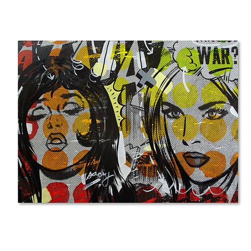 Trademark Fine Art ''Another War'' by Dan Monteavaro 14" x 19" Canvas Art (ALI0948-C1419GG)