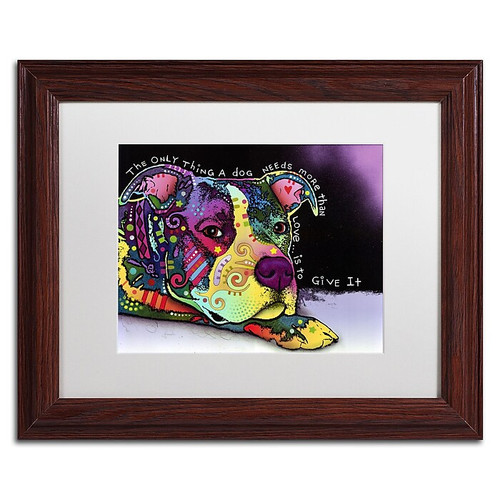 Trademark Fine Art Dean Russo 'Affection' 11" x 14" Matted Framed (190836151356)