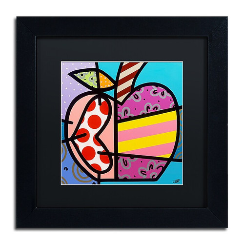 Trademark Fine Art Roberto Rafael 'Big Apple II' 11" x 11" Matted Framed (190836279012)
