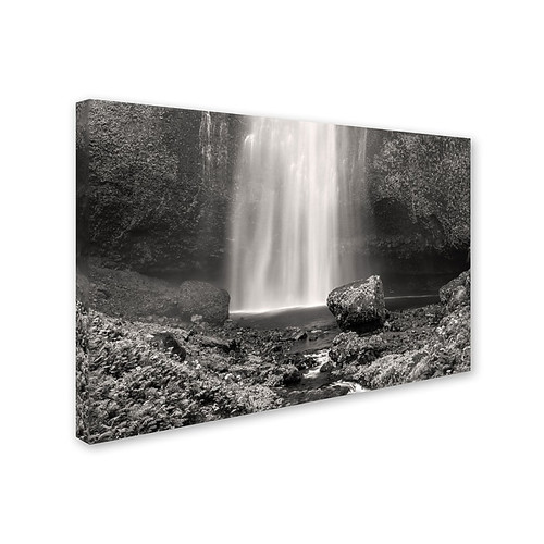 Trademark Pierre Leclerc "Multnomah BW" Gallery-Wrapped Canvas Art, 12" x 19" (65dcf482e8837636b11a1a11_ud)