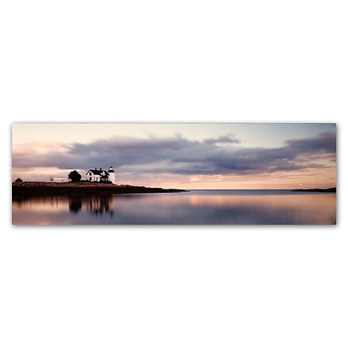 Trademark Fine Art ''Prospect Light Panoramica 2 Color'' by Moises Levy 6" x 19" Canvas Art (ALI1144-C619GG)